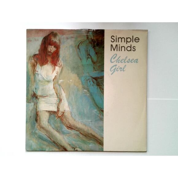 Simple Minds Chelsea Girl 7" Vinyl Record UK Synth-Pop Post-Punk 1979 Zoom - Picture 3 of 4